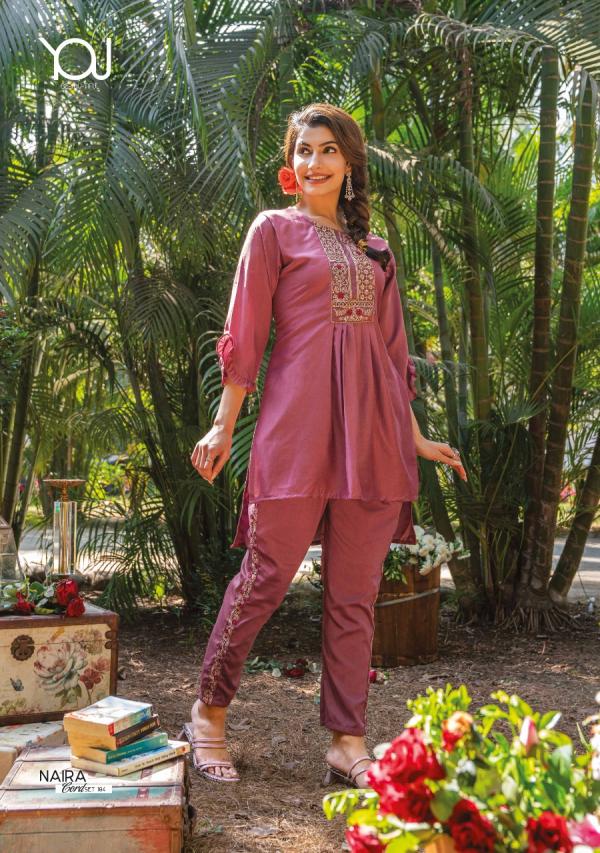 Wanna Naira Cord Set Fancy Kurti With Bottom Collection